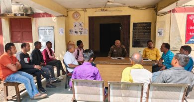 सजग कोरबा – सतर्क कोरबा” अभियान के तहत थाना/चौकी परिसर में सर्राफा व्यापारी, गोल्ड लोन एवं पेट्रोल पंप संचालकों का अलग-अलग बैठक आयोजित