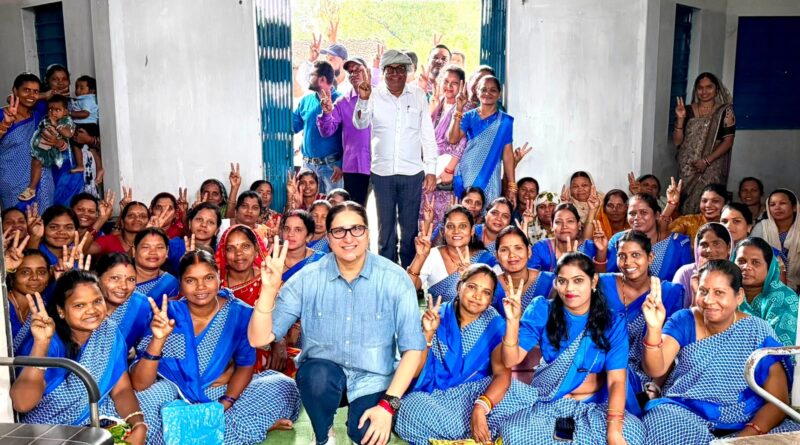 स्वच्छ भारत मिशन की राज्य सलाहकार ने शुक्लाखार ग्राम पंचायत का किया निरीक्षण